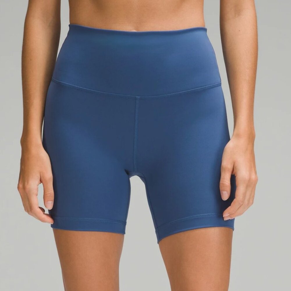 Lululemon Wunder Train High-Rise Short 6" Pitch Blue Size 6